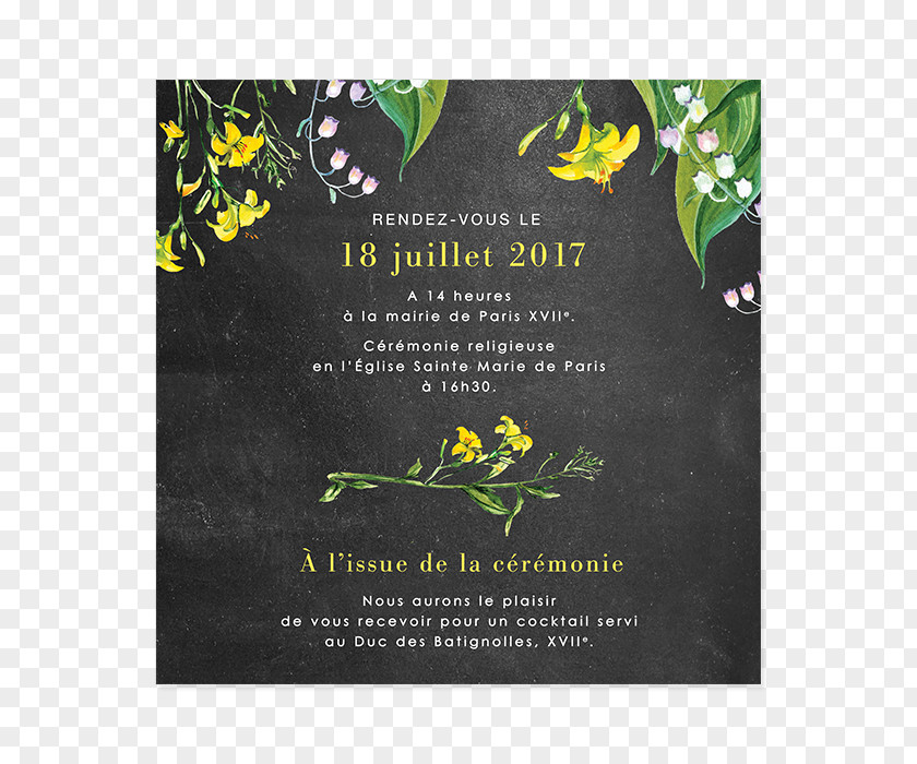 Wedding Invitation Convite Leaf Font PNG
