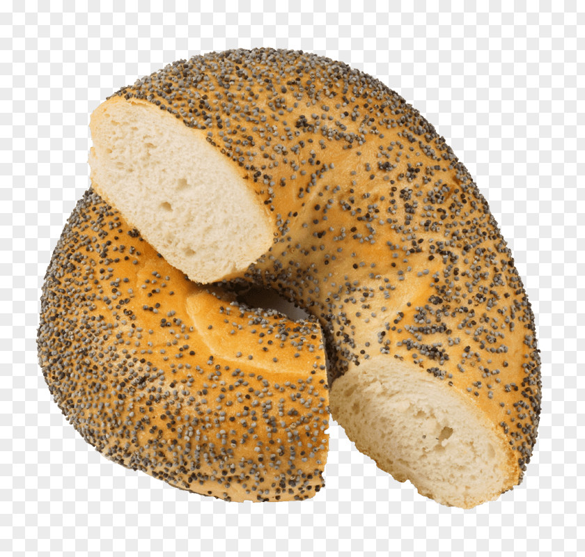Bagel Poppy Seed Small Bread Baking PNG