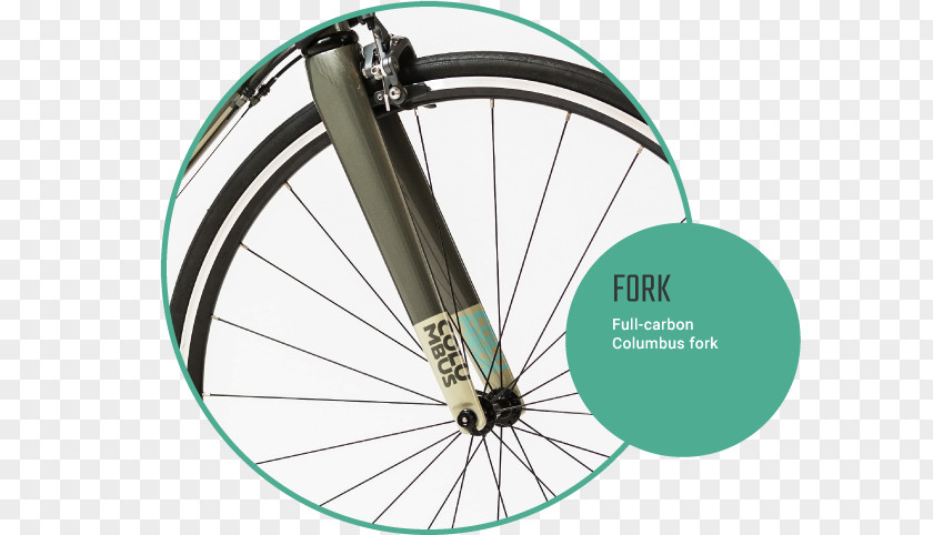 Fork In Road Bicycle Wheels Tires Spoke Frames PNG