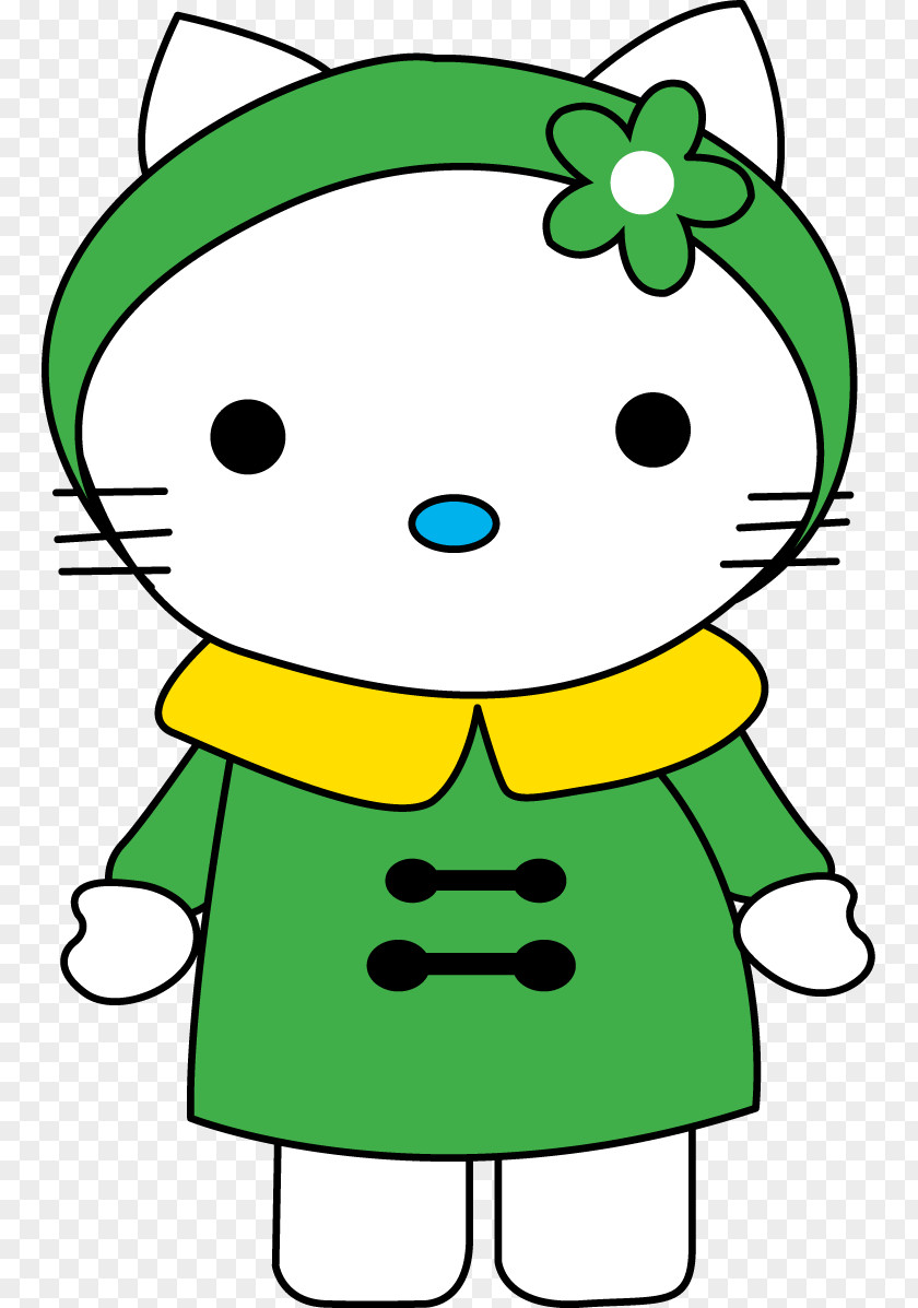 Hello Coloring Book Kitty Winter Clothing Coat PNG