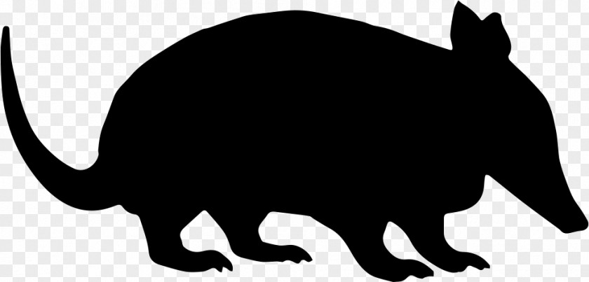 Silhouette Anteater Armadillo Pit Bull Bear PNG