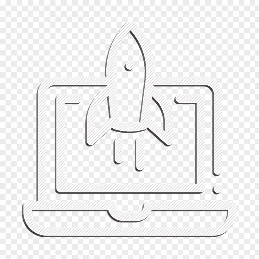Startup Icon Laptop & New Business PNG