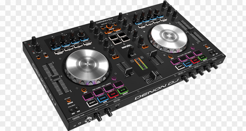 USB Denon DJ MC4000 Controller Disc Jockey Audio Mixers Computer PNG