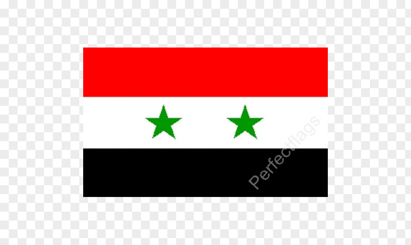 Hanging Stars Flag Of Syria United Arab Republic National PNG