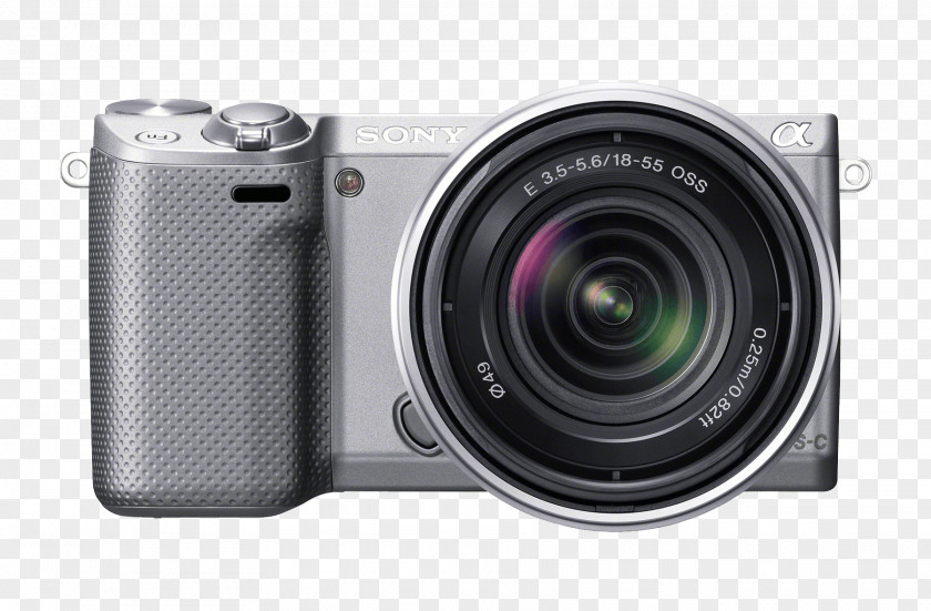 Photo Camera Image Sony NEX-5R NEX-3N NEX-F3 Mirrorless Interchangeable-lens PNG