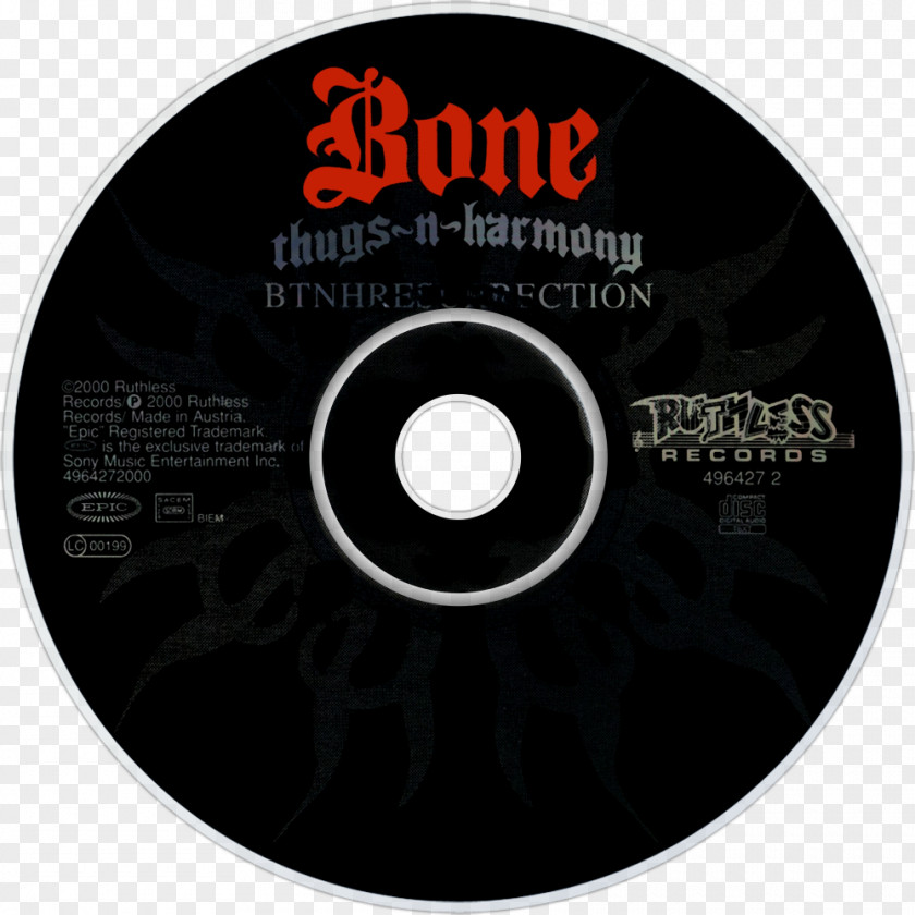 Resurrection Bone Thugs-N-Harmony T.H.U.G.S. BTNHResurrection Compact Disc PNG