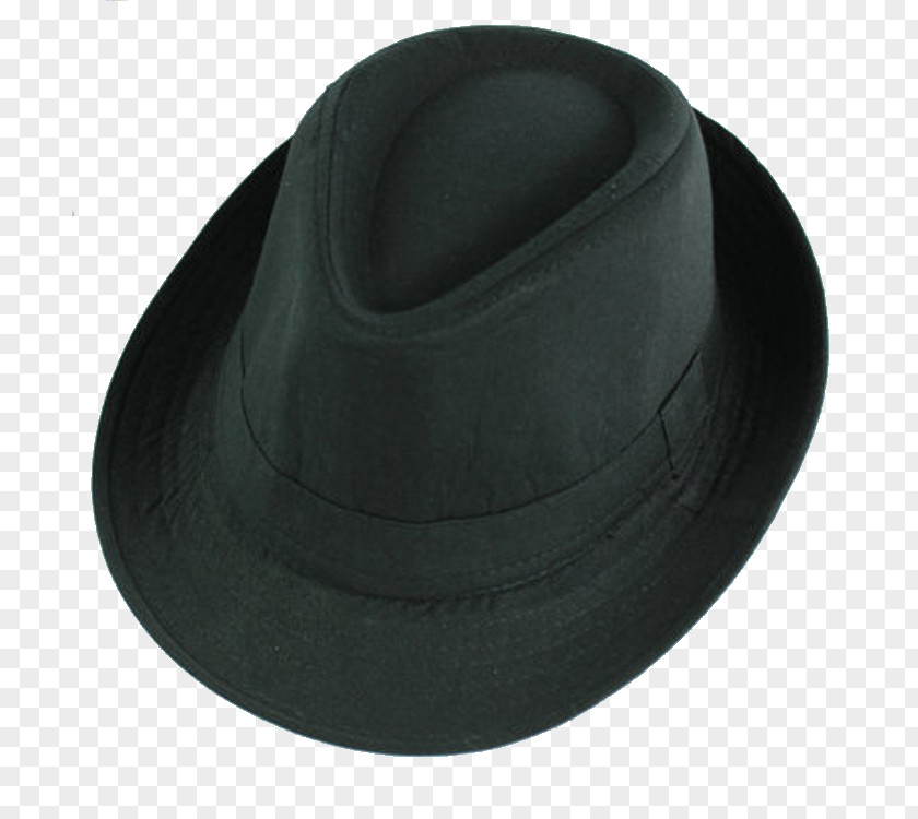 Black Gentleman Hat Trilby Homburg Wool Clothing PNG