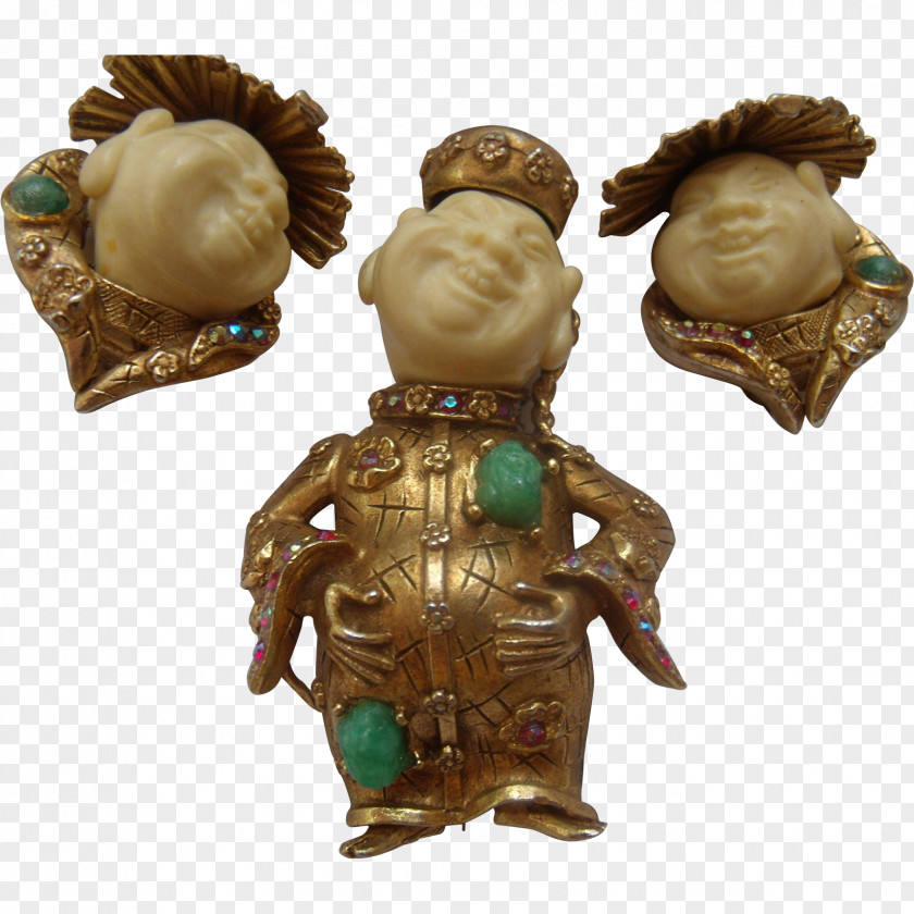 Brooch Earring Buddhahood Jewellery Gold PNG