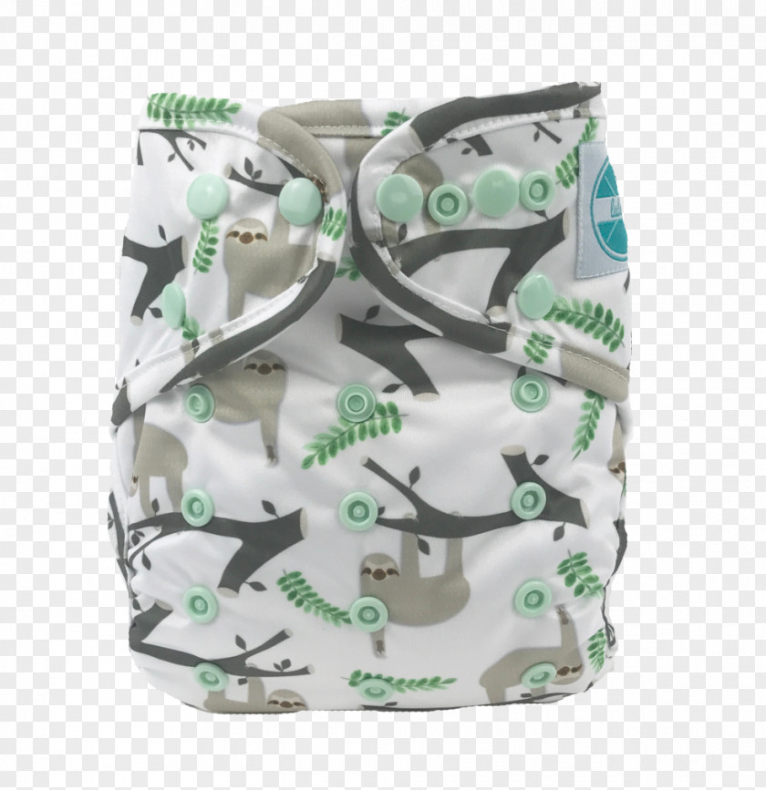 Sloth Design Diaper Product PNG