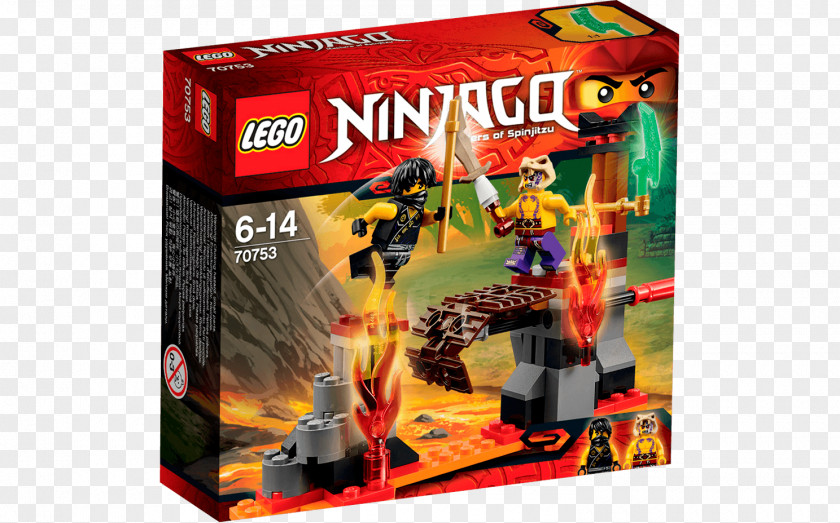 Toy LEGO Ninjago 70753 Lava Falls Nuckal PNG