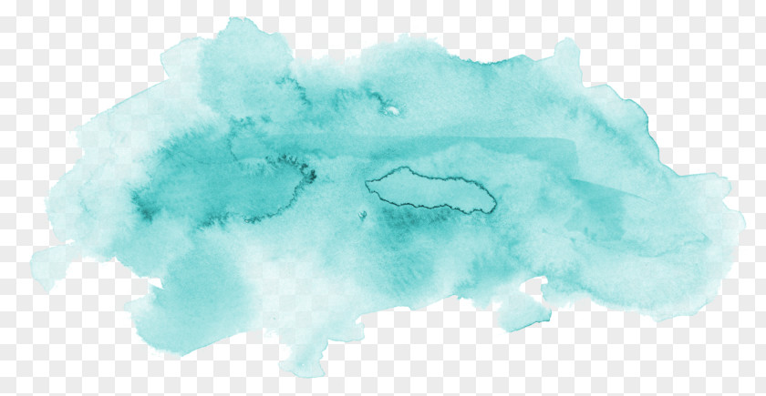 Watercolor Aqua Painting Transparent PNG