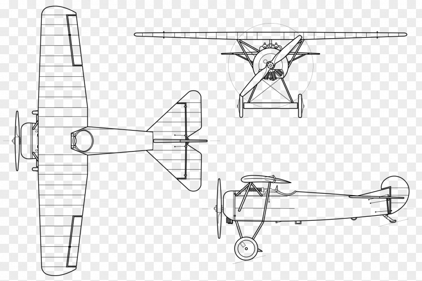 Airplane Fokker D.VIII Aircraft PNG