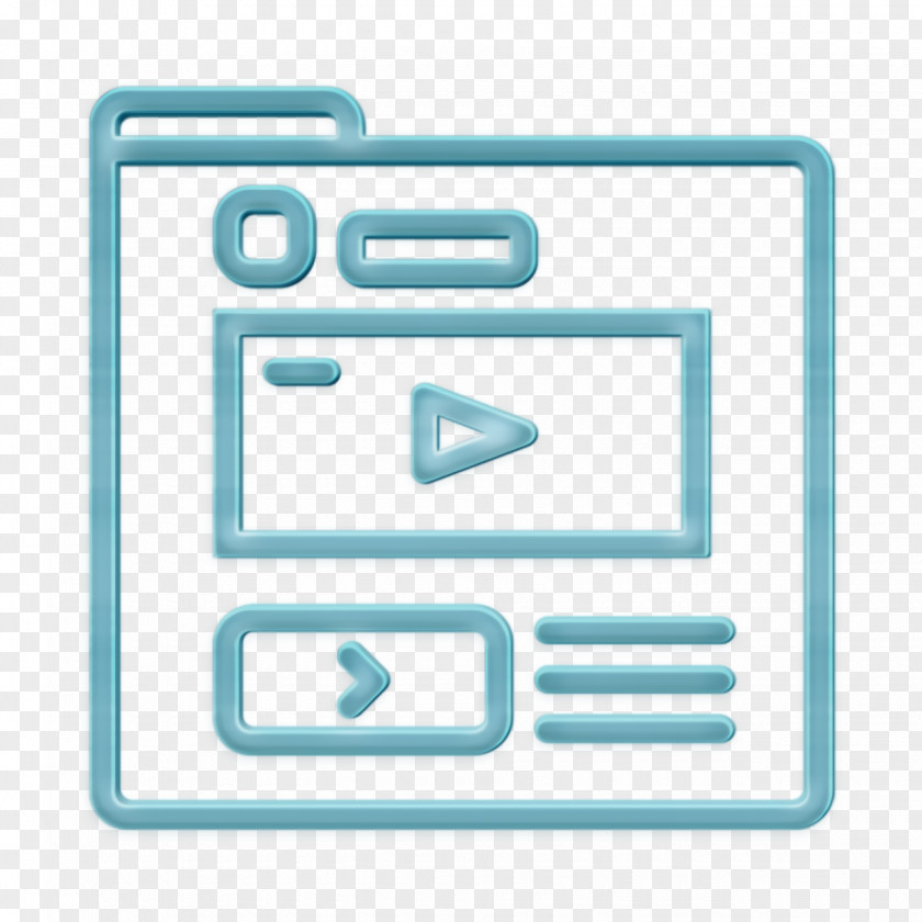 Content Icon Digital Marketing Video PNG