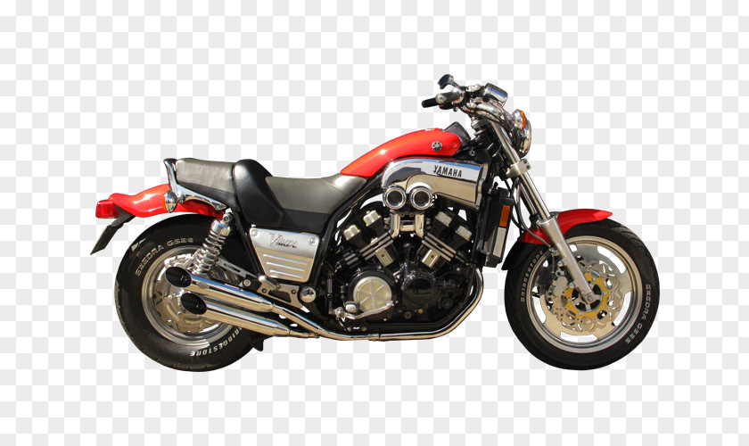Motorcycle Exhaust System Yamaha Motor Company Cruiser VMAX PNG