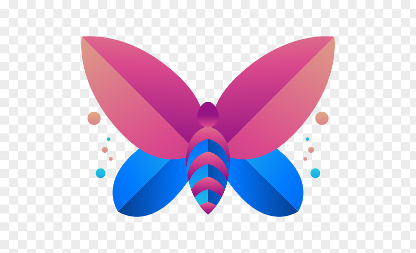 A Cartoon Butterfly Icon PNG