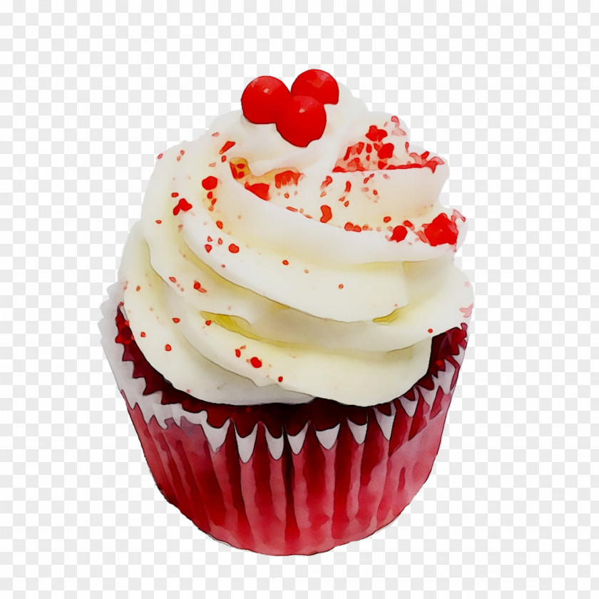 Cupcake Red Velvet Cake Buttercream Cream Cheese PNG