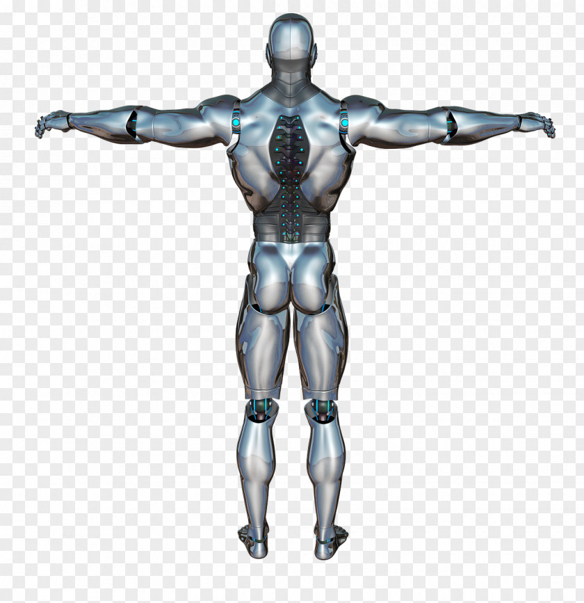 Cyborg Robotics Android Autonomous Robot PNG