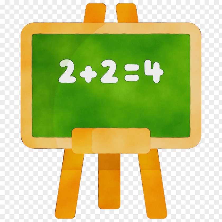 Green Blackboard Easel Logo PNG