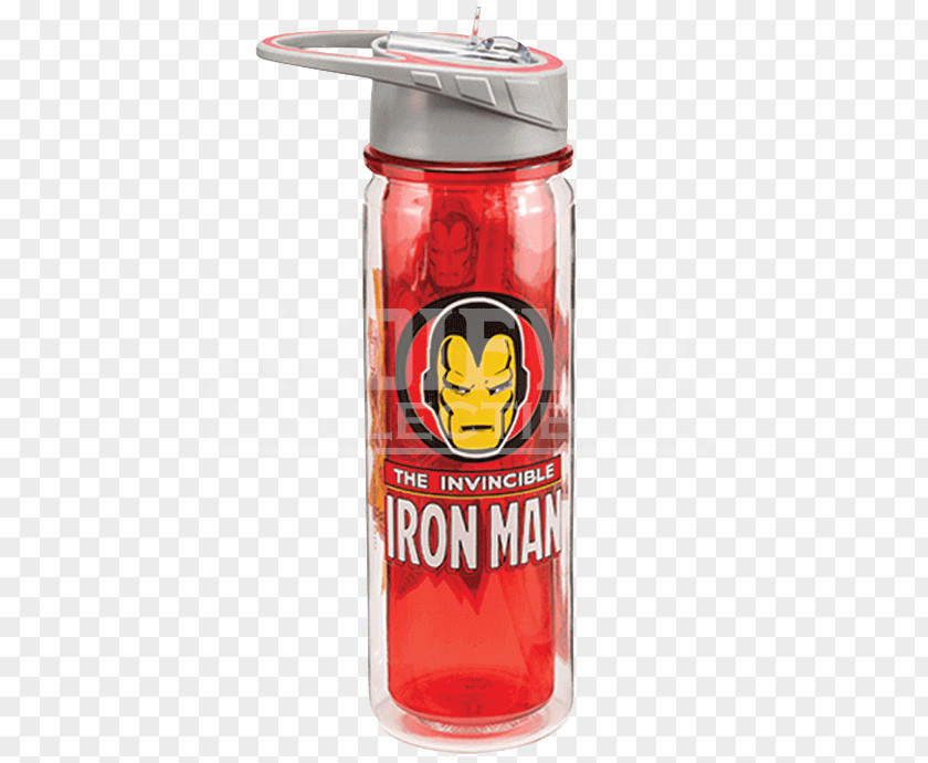 Iron Man Water Bottles Carol Danvers Marvel Comics Cinematic Universe PNG