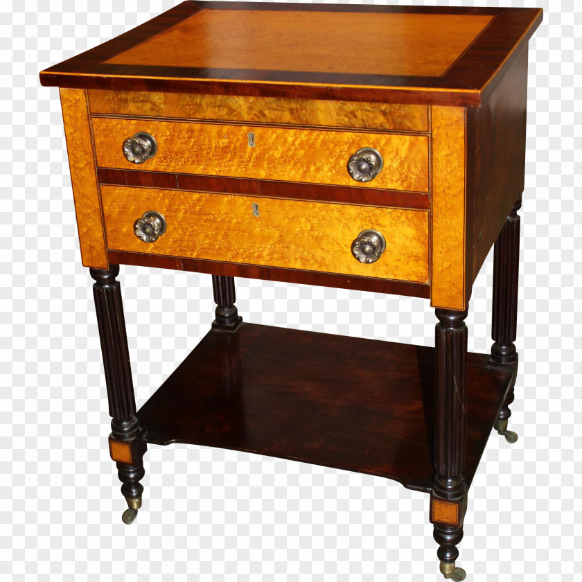 Table Bedside Tables Drawer Buffets & Sideboards Antique PNG