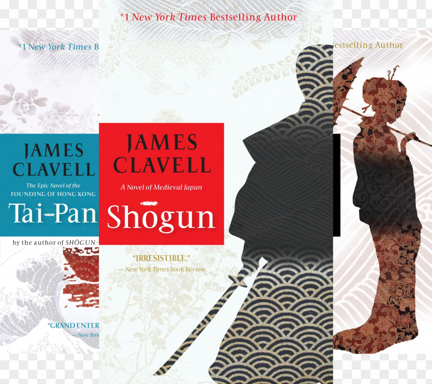 Book James Clavell's Shōgun Gai-Jin Tai-Pan Noble House PNG