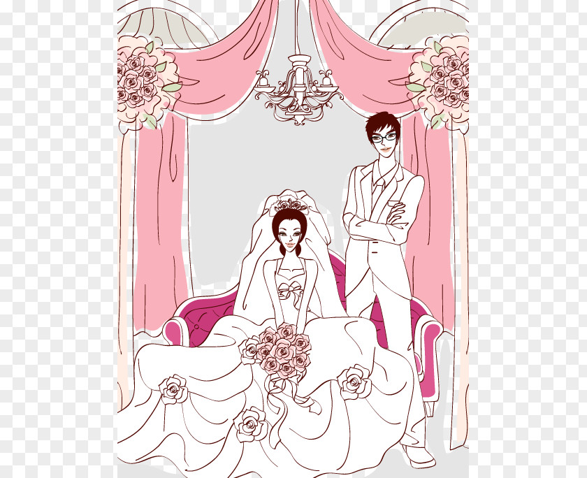 Illustration Wedding PNG