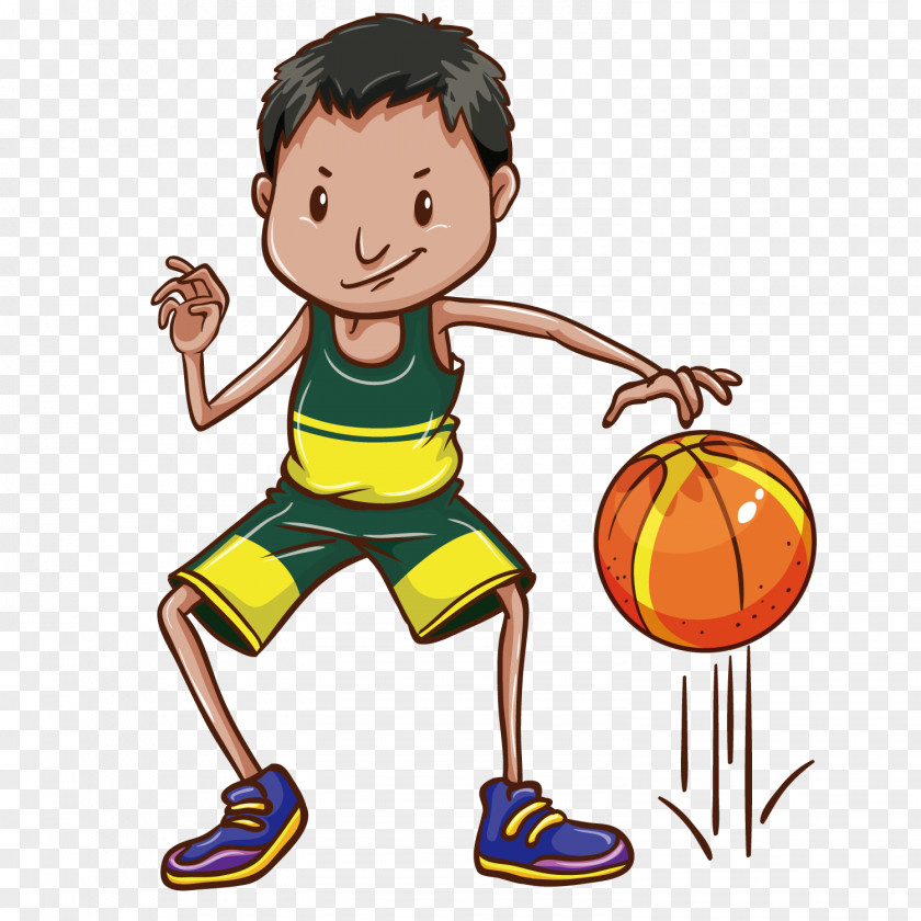 Basketball Boy Drawing Clip Art PNG