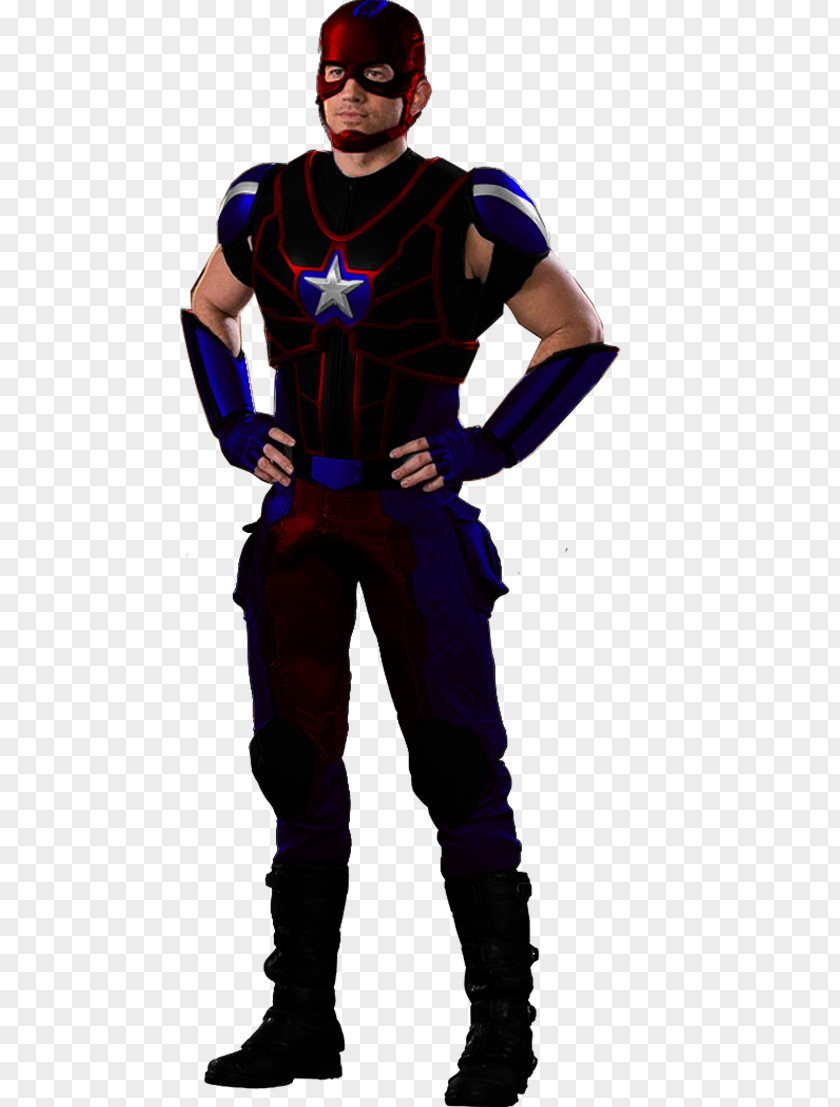 Citizen Cobalt Blue Superhero Costume PNG