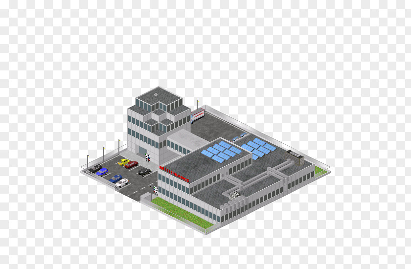 Electronics Commercial Building Factory Industrial Architecture Simutrans PNG