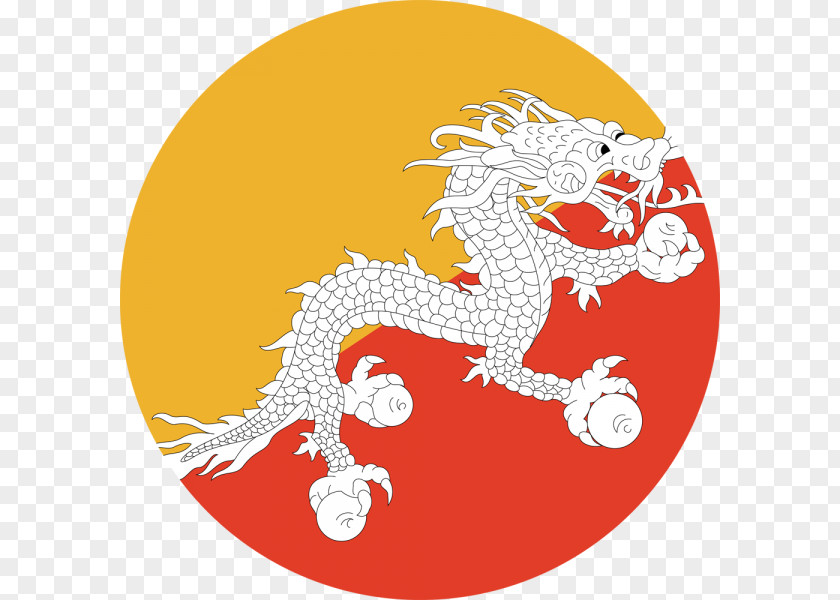 Flag Of Bhutan PNG