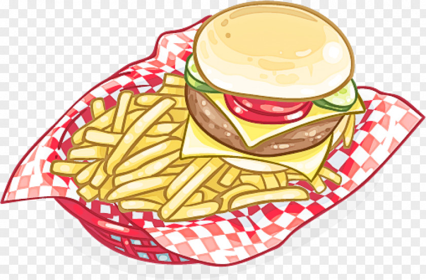 Junk Food Cheeseburger Fast Meal PNG