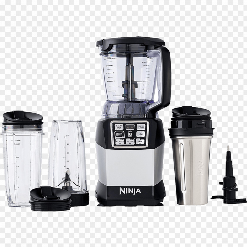 Nutrição Blender Ninja Nutri Auto-iQ Compact BL492 Food Processor Meal Home Appliance PNG