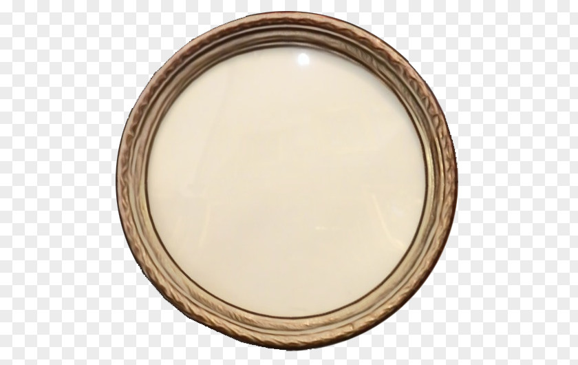 Platter Mirror Banya Beige PNG