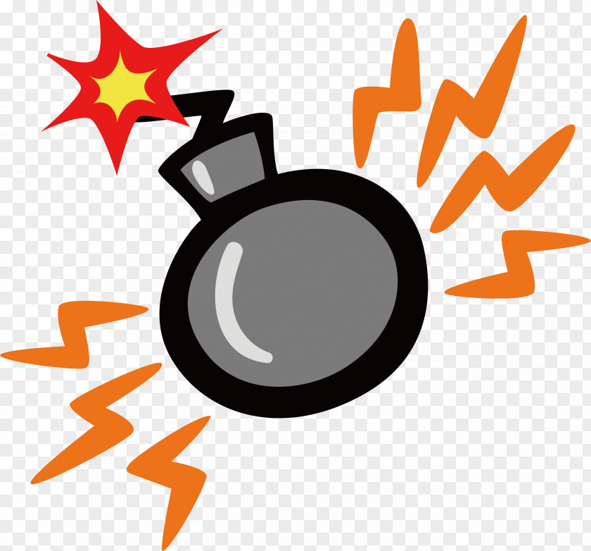 A Gray Round Bomb Clip Art PNG