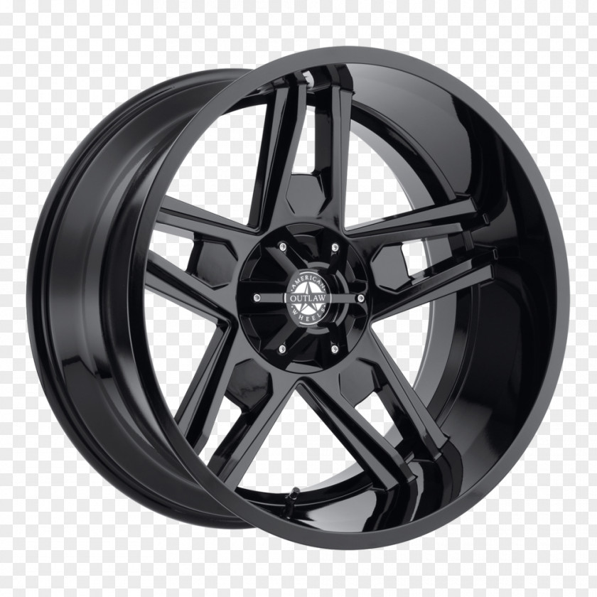Black Tire Custom Wheel Rim Fuel Manufacturing PNG