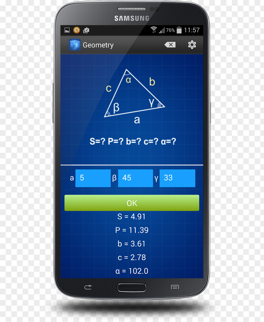 Calculator Feature Phone Geometry Parallelogram Smartphone PNG