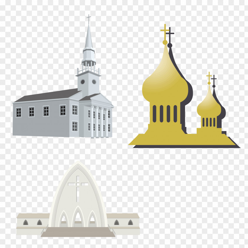 Church Collection Vector Material Facade Download Illustration PNG