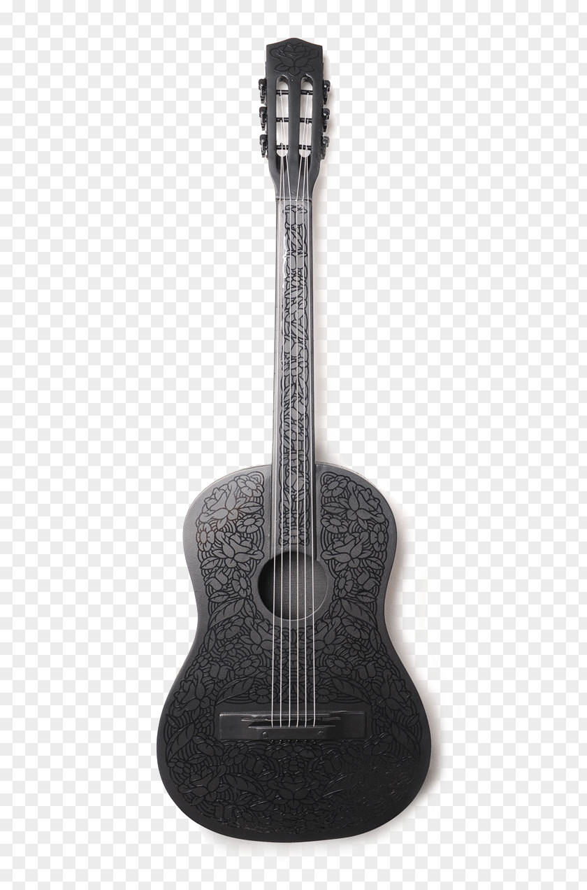 Cool Guitar Acoustic Electric Musical Instrument PNG