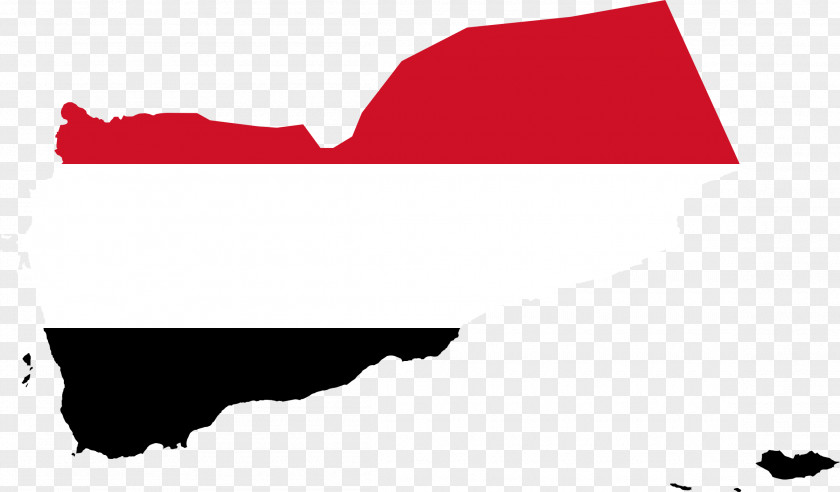 Flag Of Yemen Blank Map PNG
