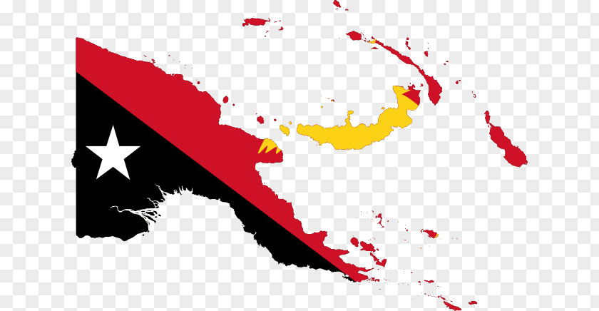 New Guinea Flag Of Papua Map PNG