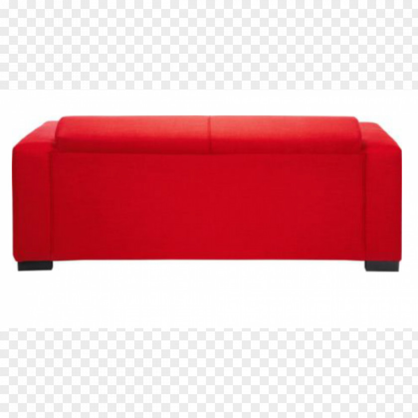 Red Material Couch Sofa Bed Furniture Foot Rests PNG