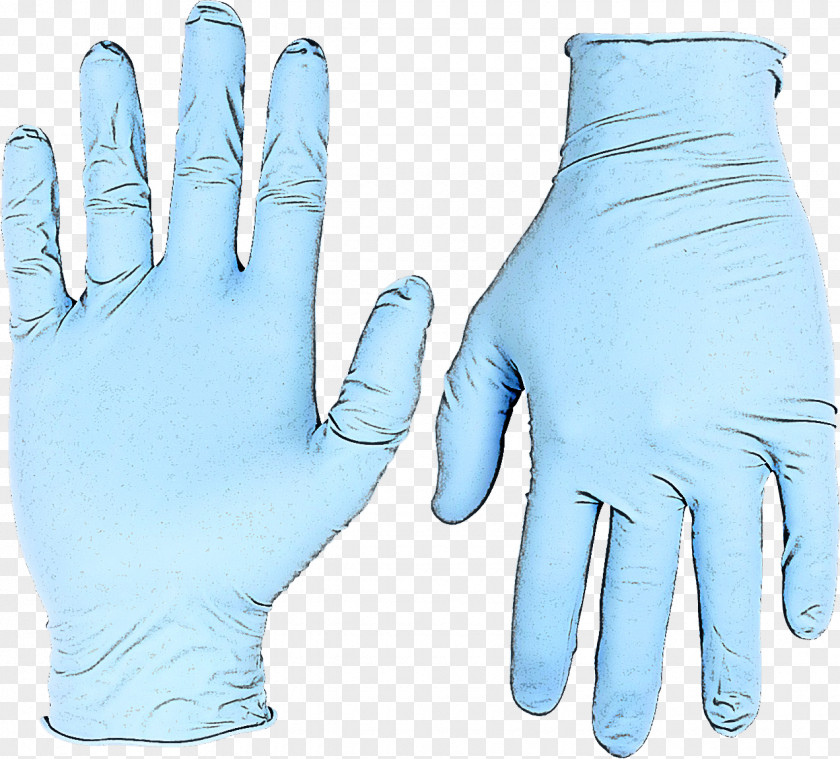 Safety Glove Medical Hand Model PNG