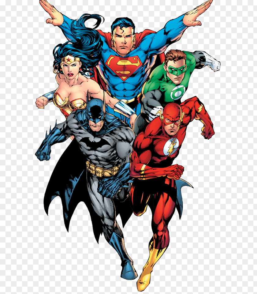 Batman Superman Joker Wonder Woman DC Comics PNG