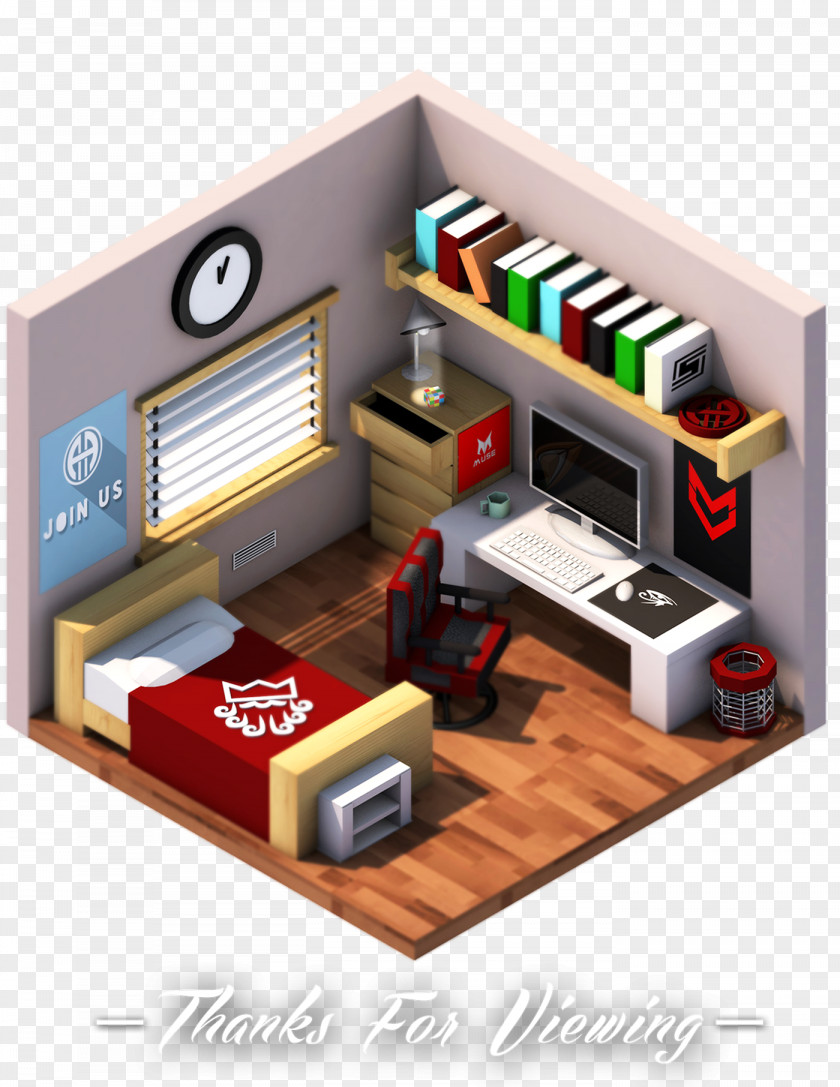 Design Isometric Projection Drawing Room Perspective PNG