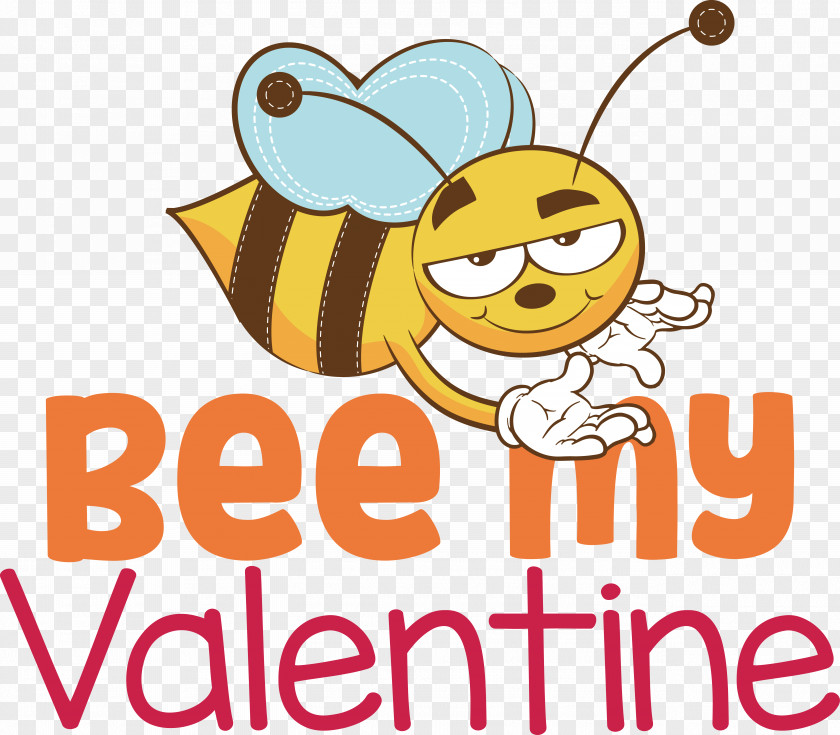 Honey Bee Cartoon Bees Logo Smiley PNG