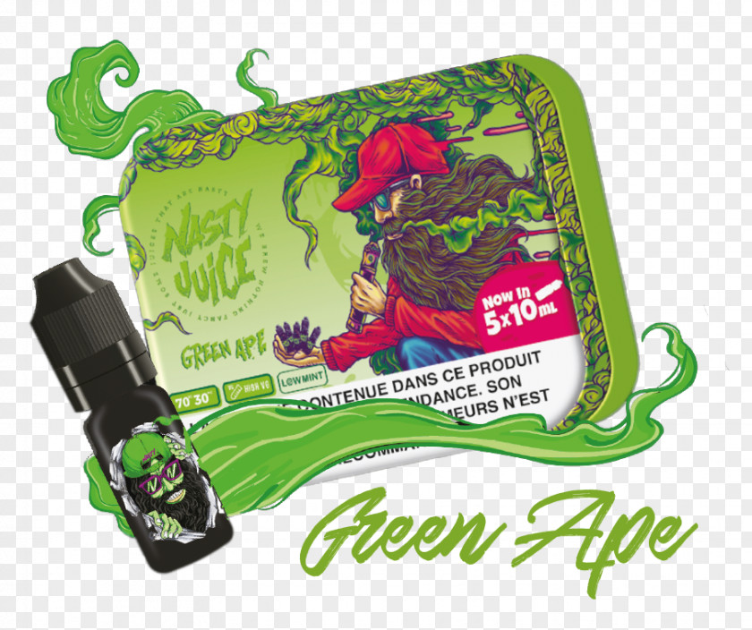 Juice Green Electronic Cigarette Aerosol And Liquid PNG