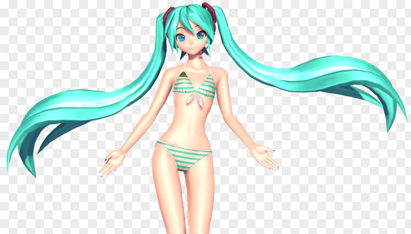 Late Nights Hatsune Miku: Project DIVA F 2nd Dead Or Alive Xtreme 3 Swimsuit Miku Diva PNG