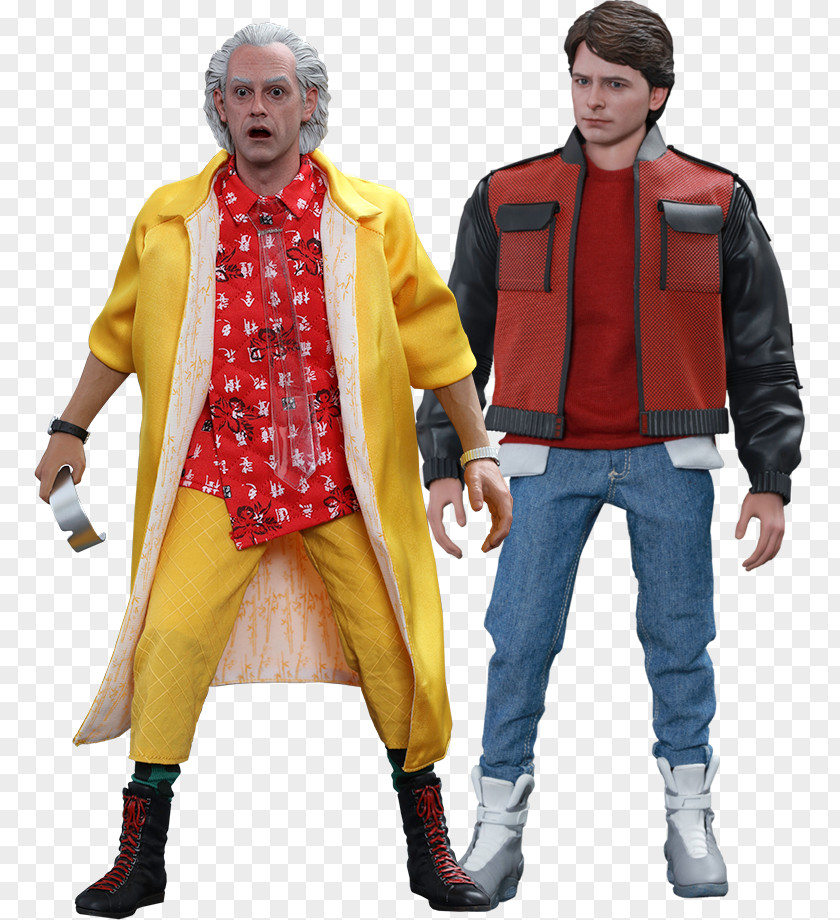 Marty McFly Dr. Emmett Brown Biff Tannen Back To The Future Action & Toy Figures PNG