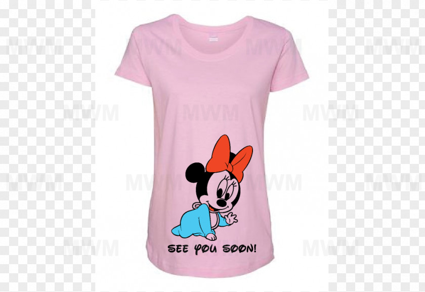 See You Soon T-shirt Sleeve Pink M Textile Font PNG