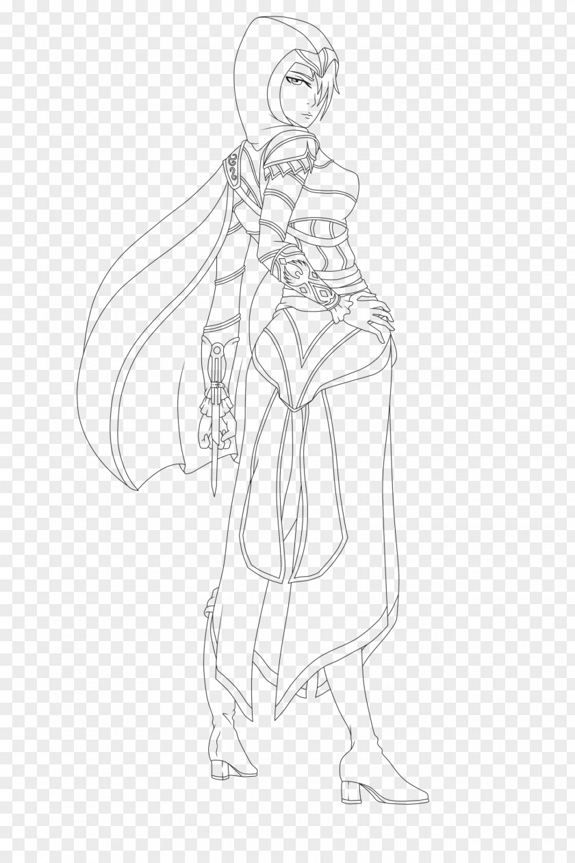 Assassins Sketch Drawing Illustration Line Art Cartoon PNG